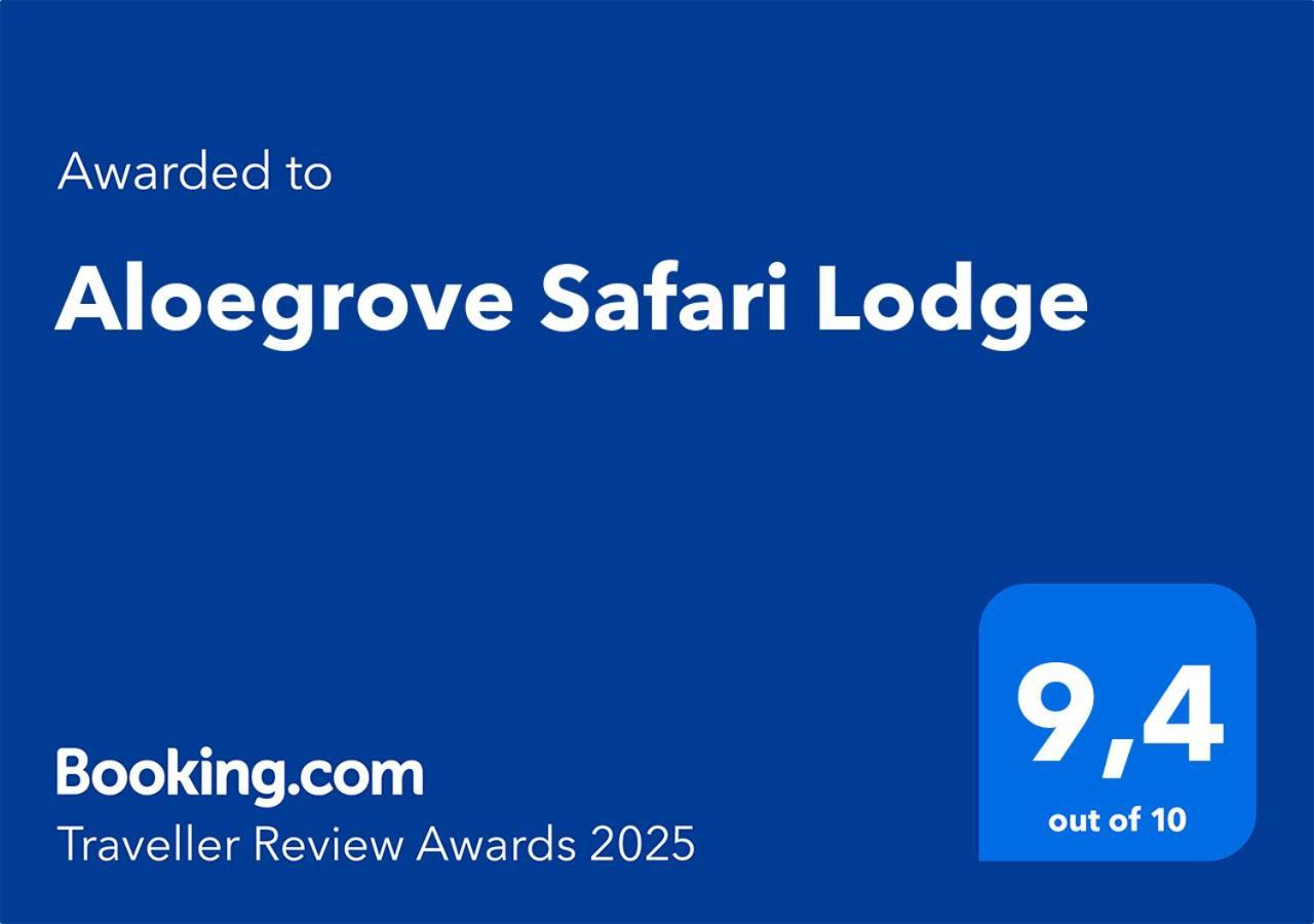 Aloegrove Safari Lodge Otjiwarongo Dış mekan fotoğraf